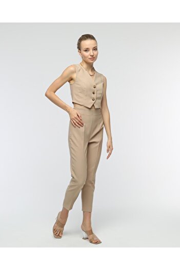 Elaxi Double Fabric Vest & Pants Double Set