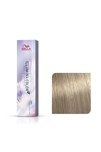 Wella Vopsea de păr 9/19 Permanentă - Illumina Color Me+ Radiant Ashy Blue Blonde 60ml -