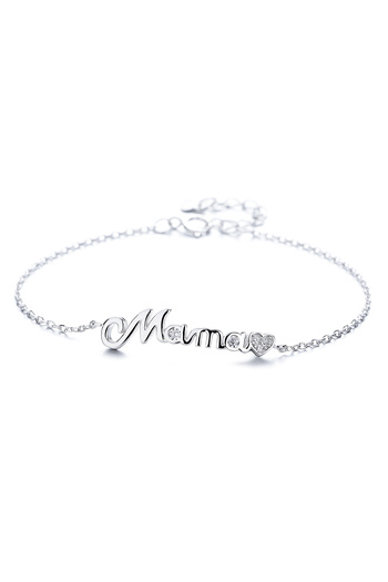 delis Bratara din argint 925 pentru dama, JW1609, model mama, placata cu rodiu