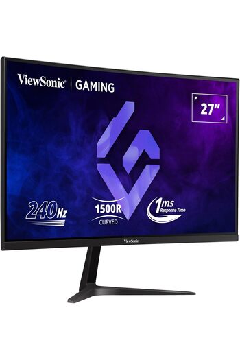 ViewSonic VX2719-PC-MHD 27-inch 1080p HD Curved Gaming Monitor, 240Hz, 1ms, Adaptive Sync