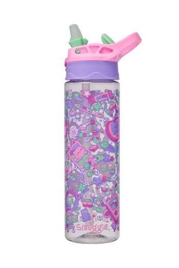 SMIGGLE - Super Charge 650ml Automatic Spout Bpa-Free Water Bottle