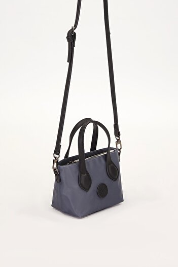 Levidor Gray Mini Satin Handbag