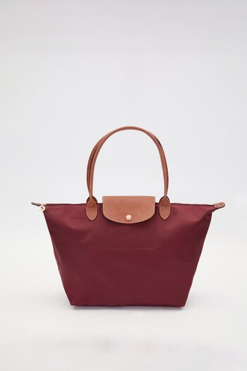 Levidor Red Leather Strap Tote Shoulder Bag