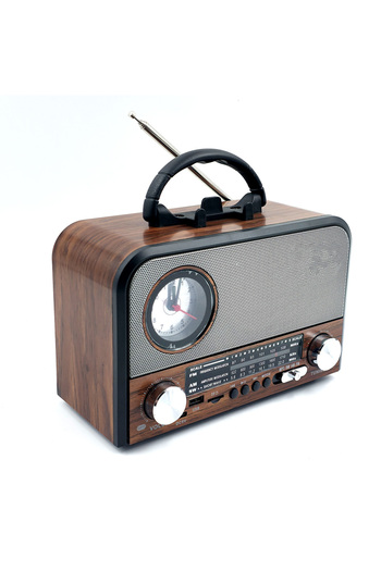 Poro Online Retro Portable Radio PORO 138 with Bluetooth, MP3, USB/TF and 3 bands AM/FM/SW