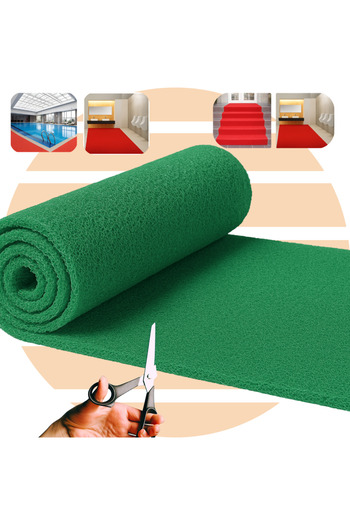 BEYLİNİ Curly Doormat Indoor Outdoor Floor Carpet Runner Door Mat for Front Door Pool Bathroom Shower Workplace Apartment Doormat 12mm