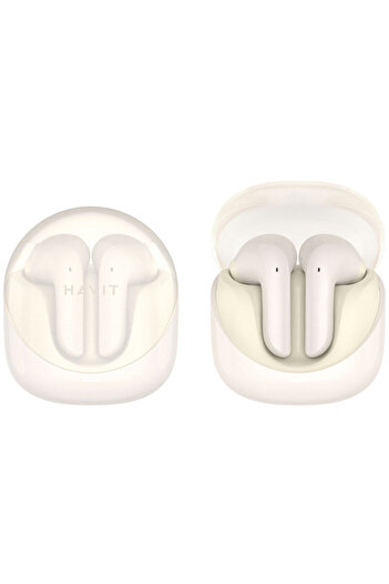 Havit Gaming in-ear TWS headphones with ENC Modern Buds TW947, beige