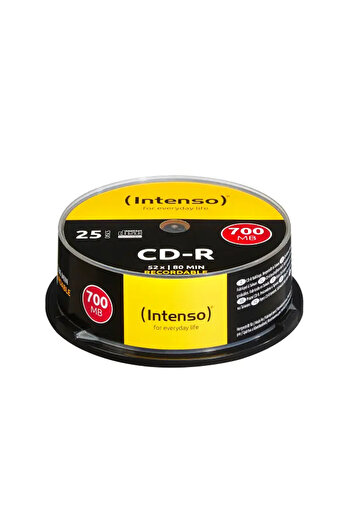 Intenso Cake Box cu 25 buc CD-R 700 MB/80 Min, 52x