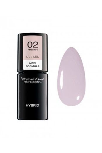 Pierre Rene Oja Semipermanenta - Color Hybrid Polish Nr. 02 French 6ml - Pierre Rene