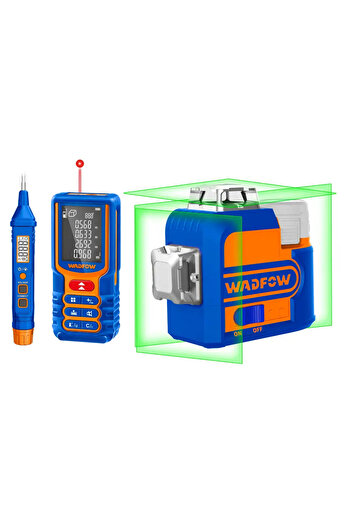WADFOW Laser Level Kit with Laser Meter and Voltage Tester - WLDK2902