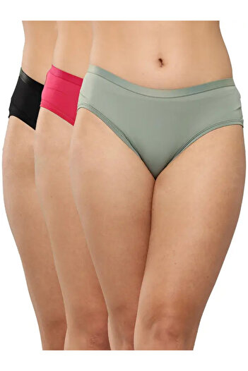 Leading Lady By Styli Pack of 3 - Solid Hipster Briefs