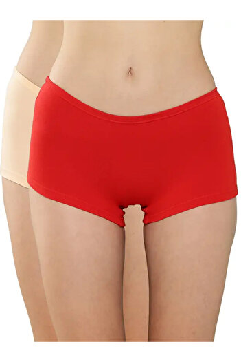 Leading Lady By Styli Pack of 2 - Solid Cotton Boyshorts