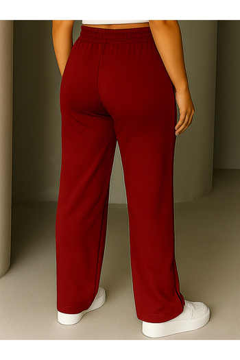 PAUSE By Styli Women Maroon Relaxed Fit Joggers