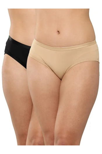 Leading Lady By Styli Pack of 2 - Solid Hipster Briefs