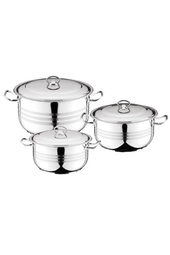 Berlin Set of Family Pots, 26/28/32 cm, 6 pieces