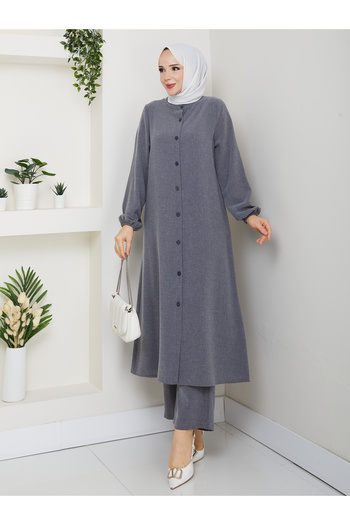 Rüyam Moda Shirt and Pants Double Gökçe Set