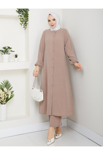 Rüyam Moda Shirt and Pants Double Gökçe Set