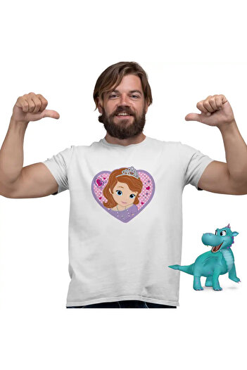 OEM Men's T-Shirt Sofia The First Heart Drawings