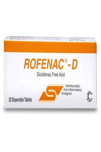 SPIMACO Rofenac-D 50 mg Dispersable Tablet 20pcs