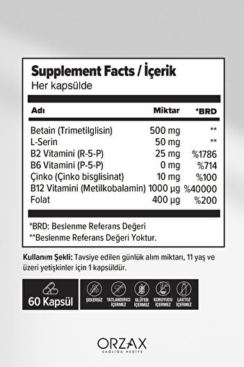 Ocean Orzax Methyl Balance 60 Capsules
