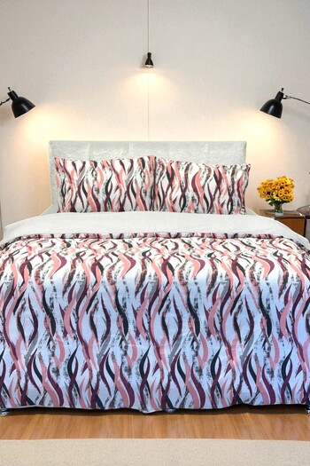 Faiend Cotton Double Duvet Cover Set with Fade-Resistant Anti-Fluffy Fitted Sheets