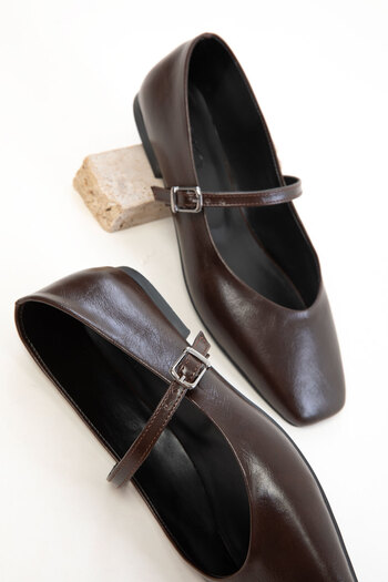 SOHO Brown Women's Ballerinas 20842