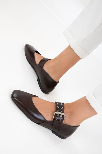 SOHO Brown Women's Ballerinas 20841