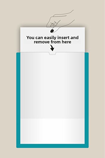 Yönline 5-Piece A4 Turquoise Certificate Frame Self-Adhesive Foil 24X31 cm Corporate Practical Set