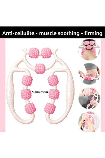 Lazım Shop Anti-Cellulite Massager and Foot Massage Roller 2-Piece Massage Set