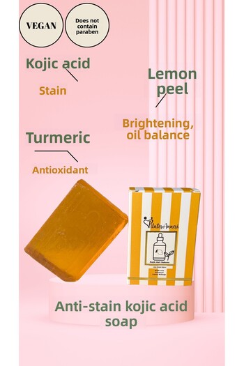 pilatesannesi Anti-Blemish Kojic Acid Facial Soap (Orange Soap)
