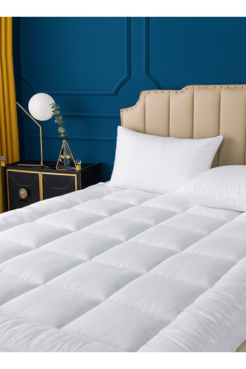 Medical Sleep Two Layers Mattress Topper 14 cm 100% Cotton With Rubber Frame