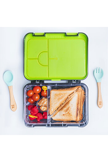 Snack Attack SnackCraft Attack Kids Bento Lunch Box – Block-Inspired Design – 4 or 6 Compartment Convertible