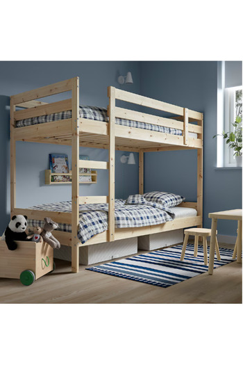 Al Saada Home Pine Wood Bunk Bed Frame - Wooden