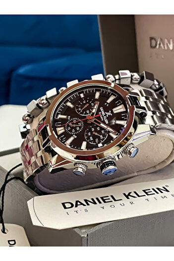 Daniel Klein All Functions Active Steel Men's Wristwatch and Bracelet Gift