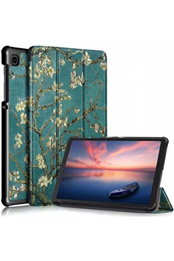 SIGLOO Husa premium Slim Smart Cover Trifold Samsung Galaxy Tab A7 Lite 8.7 inci painted tree