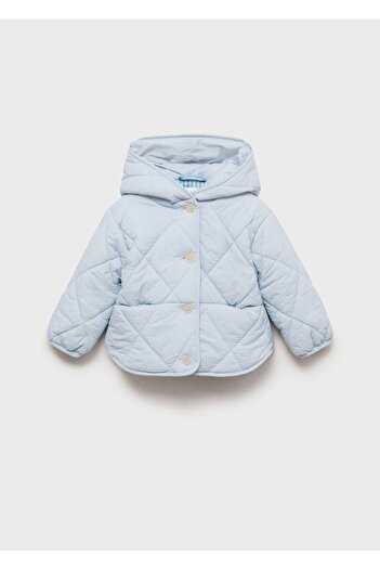 MANGO Baby Kapüşonlu kapitone anorak