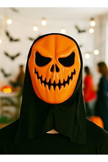 Parti Adresi Halloween Pumpkin Mask Halloween Party Costume Accessory