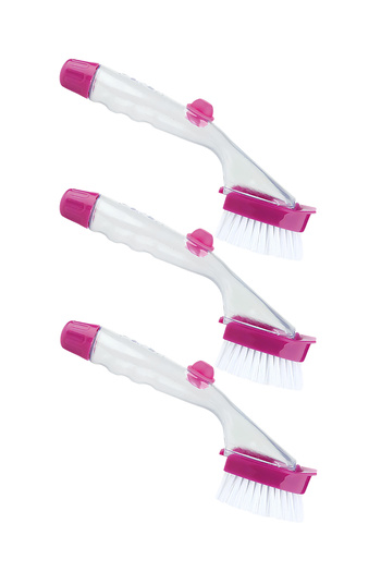 Parex Cleaning Brush with Detergent Chamber Set of Three