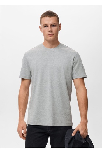 MANGO Man Medium weight regular fit tişört