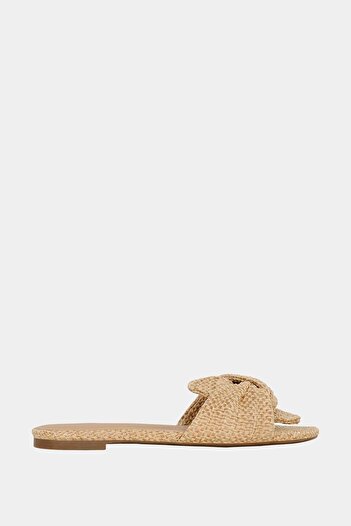 Katy Perry The Halie Bow Women's Natural Bow Slippers