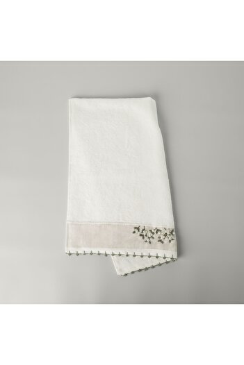 Linens Vıvia Bamboo Face Towel 50X85 cm Ecru