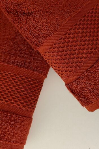 Sevim 100% Cotton Bath Towel Set-High Water Absorbent and Soft-Tile