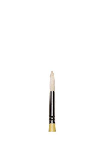 Winsor Newton Winsor & Newton Artists' Hog Στρογγυλή βούρτσα με μακριά λαβή με σκληρές τρίχες Νο:6