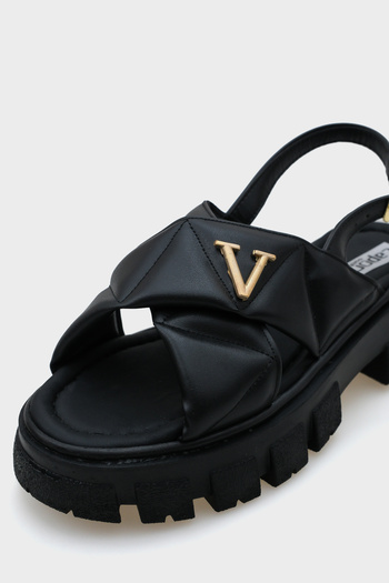 Capone Outfitters Dámské sandály Chiquita s tlustou podrážkou s páskem na kotník Comfort Sole