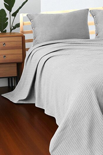 Cottonest Çitf Personality Bedspread Pi̇ke 2 Pieces Pillowcases