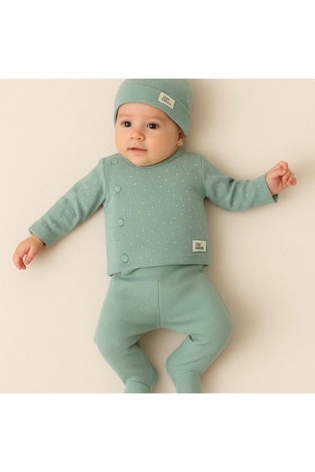 minella kids Baby Suit Snap Fastener 100% Cotton Soft Build