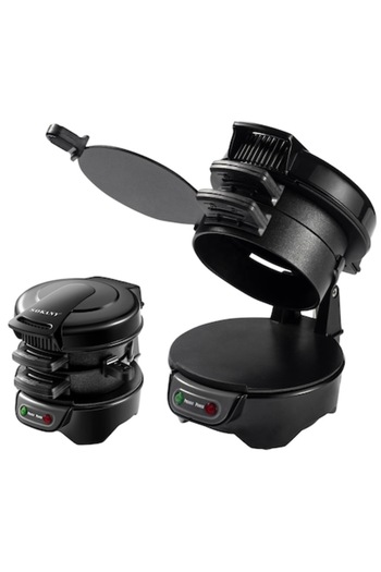 SOKANY Hamburger maker 600W, double cooking, non-stick plates, 180° opening, black