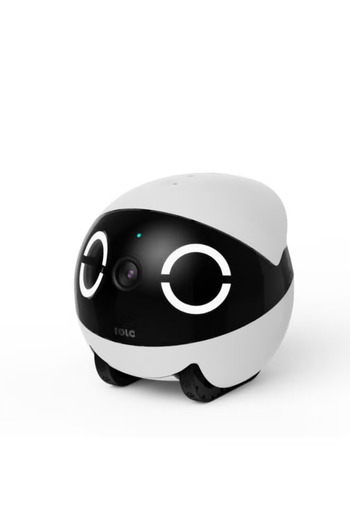 Saharaz Mini 2K Robot Camera,137°Wide Angle,Wireless,Remote Control,2-Way Talk,Night Vision,Motion Detection