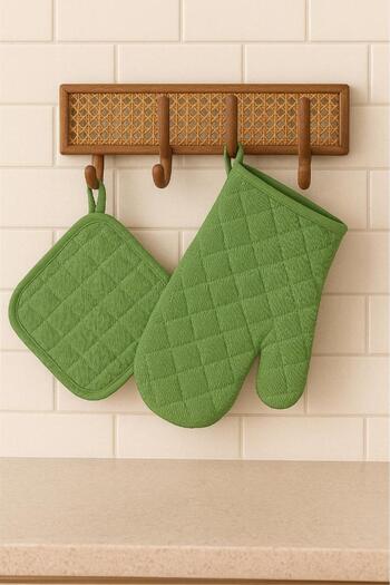 Miabella Home Oven Mitts Oven Holder Premium Heat Proof Kitchen Glove Holder Heat Resistant Gloves