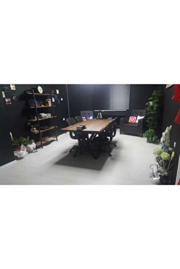 NT Concept Ntconcept Masif Doğal Ağaç Toplantı Ve Ofis Masası(60cm-120cm)