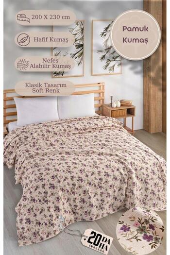 MODALİN Double Printed Pique Bedspread Daisy 200X230 cm